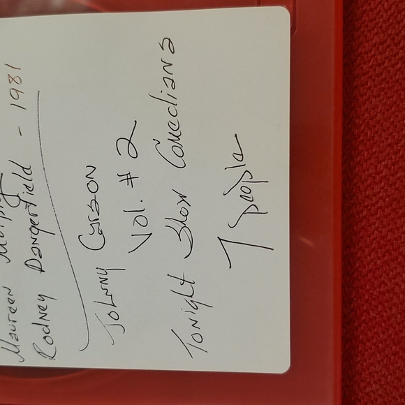 Tonight Show Comedians Johnny Carson Vo.2 7 comics 1981-1991 Carlin Rodney Rita - Picture 4 of 4